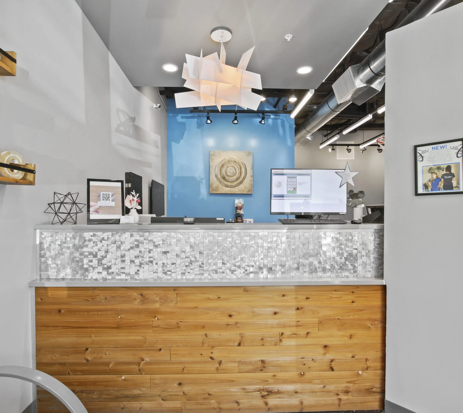 City Chiro Sports Center front desk and receiving area - Chiropractor Flower Mound TX